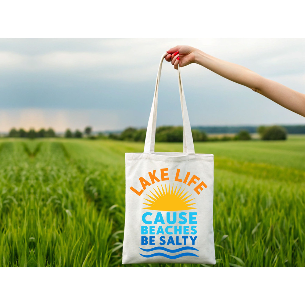 Lake Life Cause Beaches Be Salty Svg T Shirt Design 1