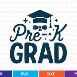 pre-k grad svg t shirt design