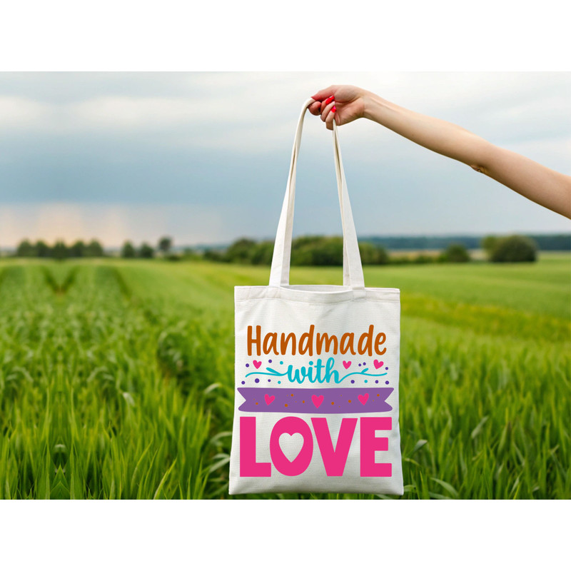 Handmade With Love Svg T Shirt Design 1