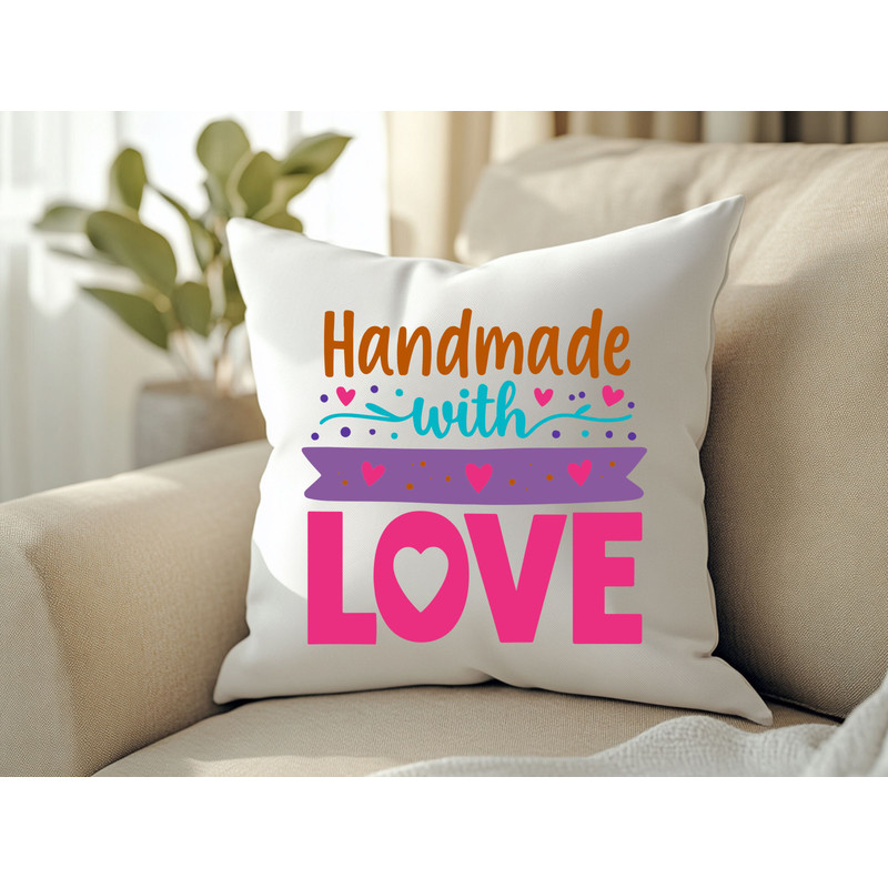 Handmade With Love Svg T Shirt Design 2