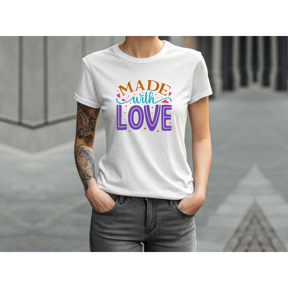 Made With Love Svg T Shirt Design 3