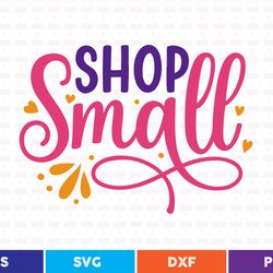 shop small svg t shirt design