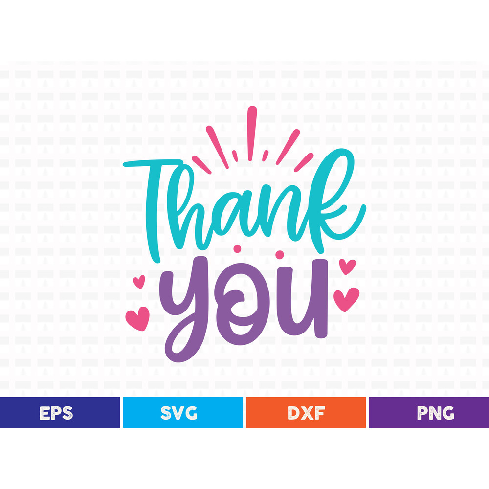 Thank You Svg T Shirt 0