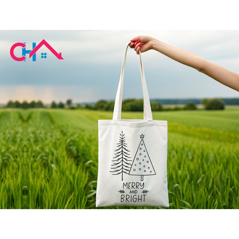 Merry And Bright T Shirt Design 1