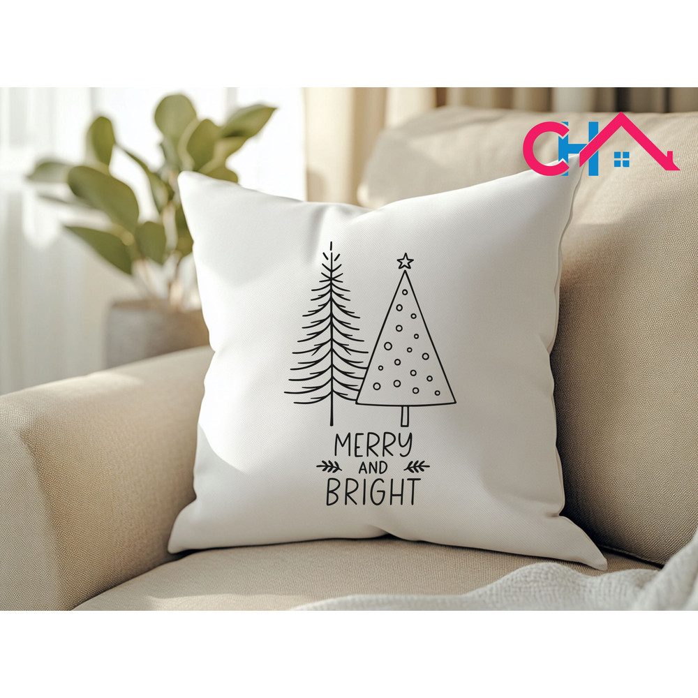 Merry And Bright T Shirt Design 2