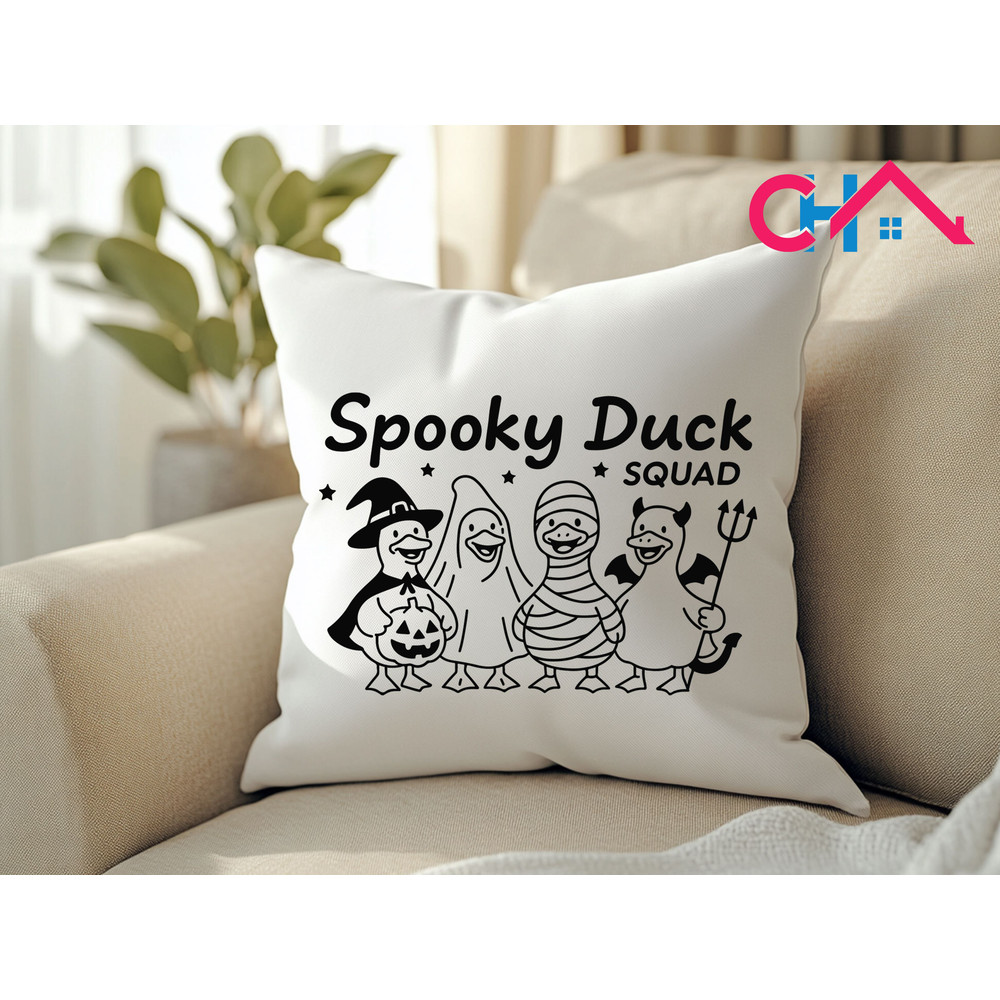 Spooky Duck Squad T Shirt Design 2