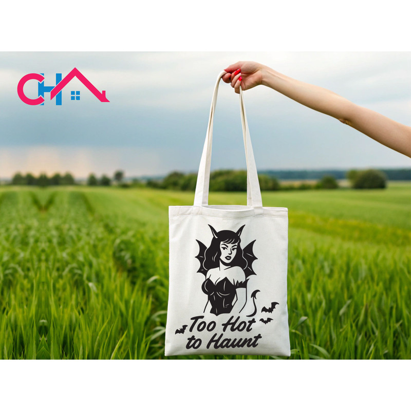 Too Hot To Haunt T Shirt Design 1