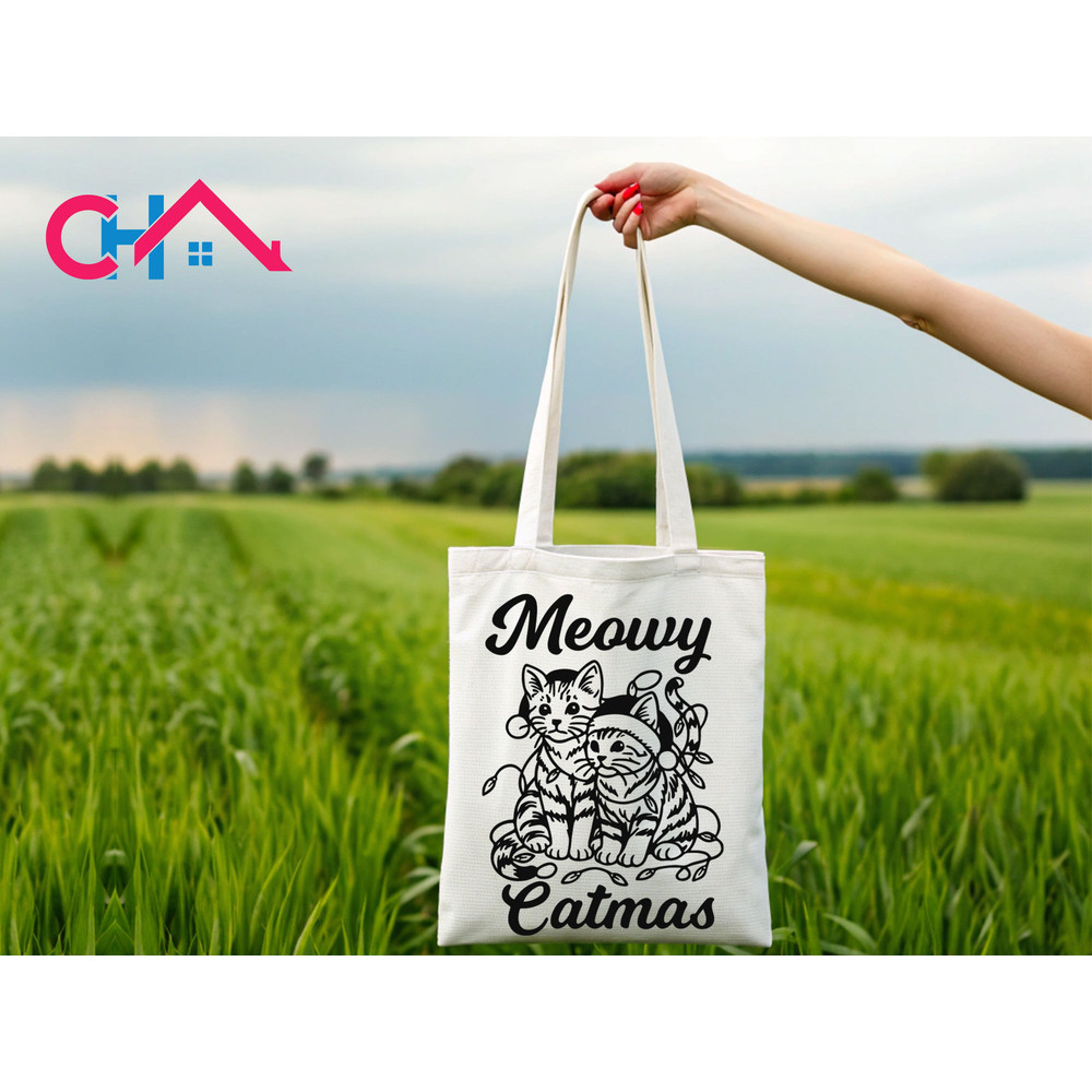 Meowy Catmas T Shirt Design 1