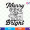 Merry Bright T Shirt Design 0