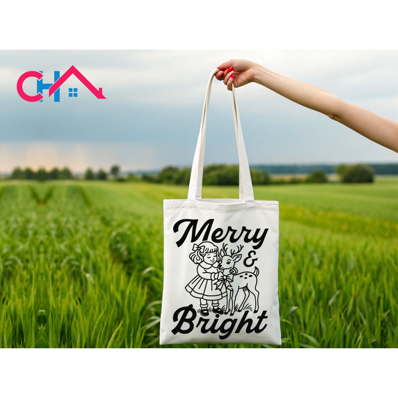 Merry Bright T Shirt Design 1