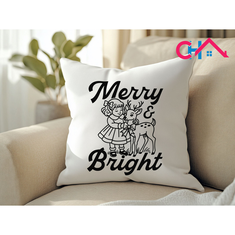 Merry Bright T Shirt Design 2