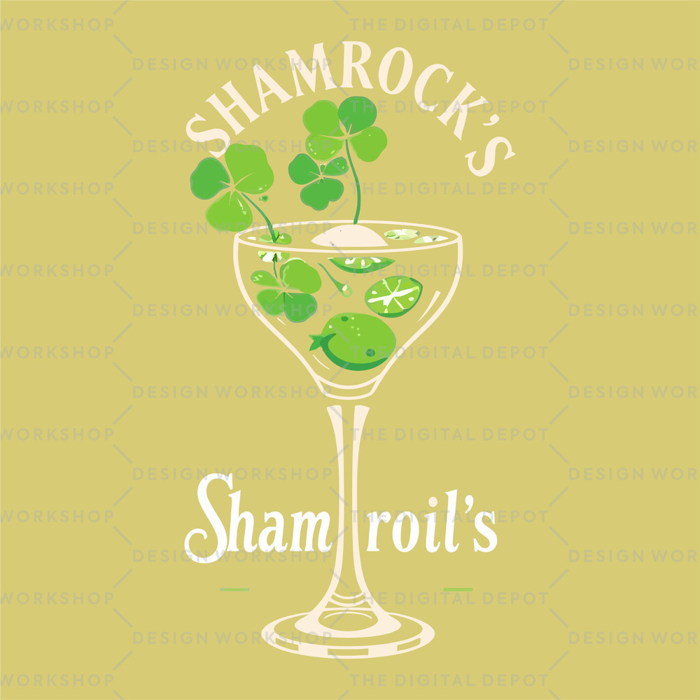Shamrocks Coctail Club Design 1