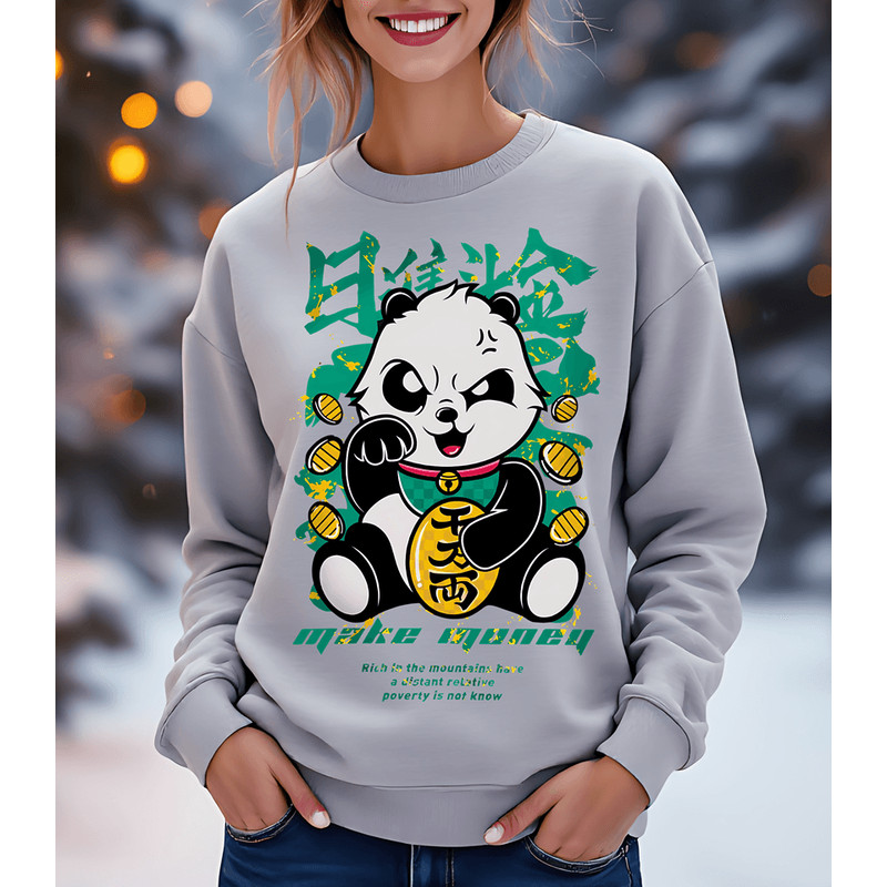 Kung Fu Panda PNG Files Make Money Mens Urban Design Digital Prints TShirt Vector Transfers Printab 0