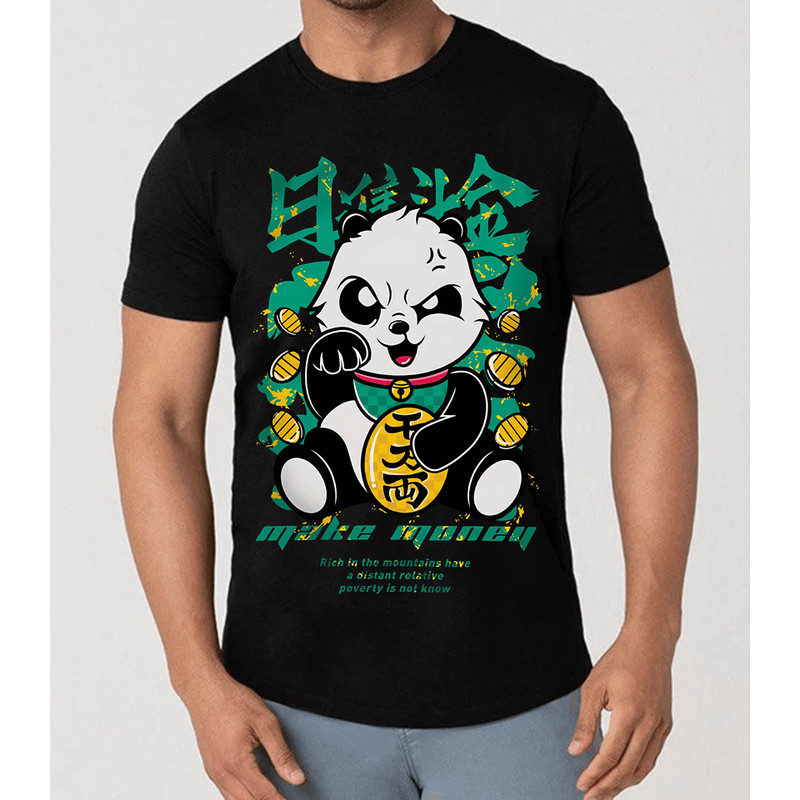 Kung Fu Panda PNG Files Make Money Mens Urban Design Digital Prints TShirt Vector Transfers Printab 3