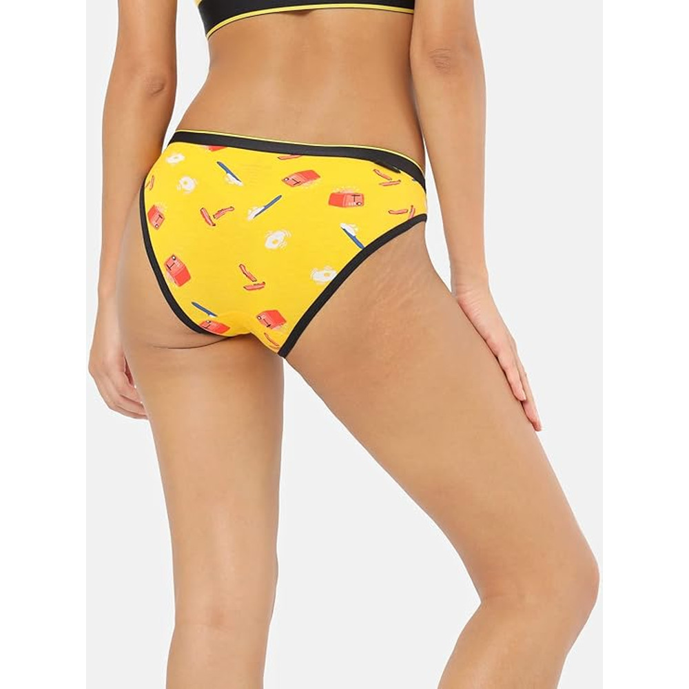 Womens Colorful Printed Micro Modal Bikinis Panties Soft Breathable AntiBacterial Underwear BC17 1