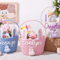 Custom Baby Easter Basket Personalized Bunny Easter Basket Easter Gift Basket For Kid Toddler Cotto 1