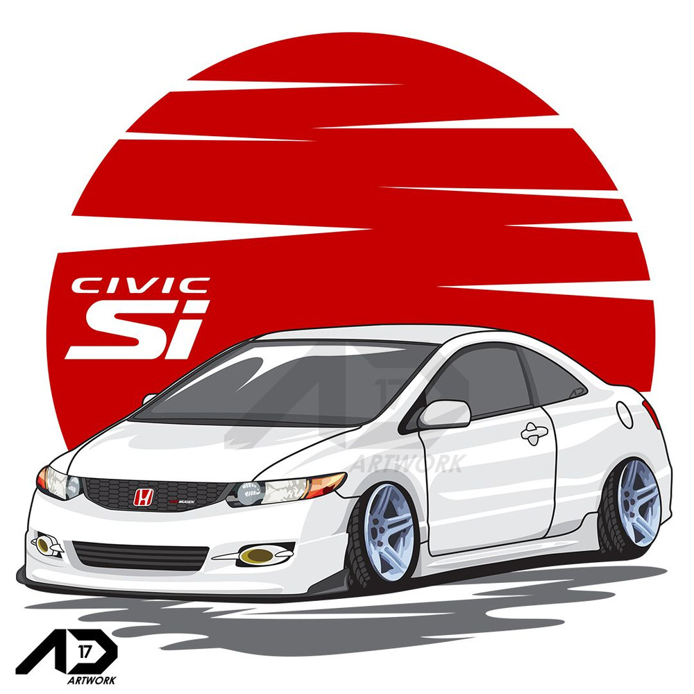 Civic Si  Premium Sublimation Digital Download  Unleash Your Creativity 0