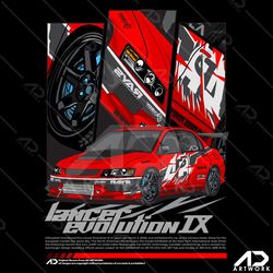 lancer evo ix - premium sublimation digital download - unleash your creativity