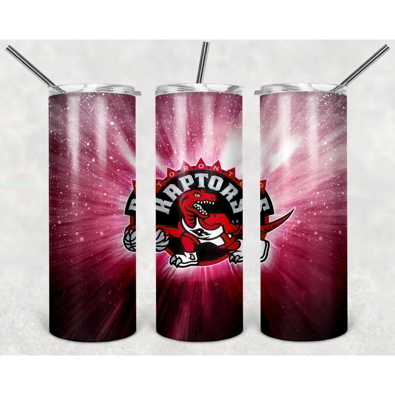 Toronto Raptors Tumbler Wrap Design - JPEG & PNG - Sublimation Printing - NBA - Basketball - 20oz Skinny Tumbler