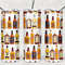 Alcohol Tumbler Wrap Design - PNG Sublimation Printing Design - 20oz Tumbler Designs.