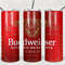 Bud Gold Tumbler Wrap Design - PNG Sublimation Printing Design - 20oz Tumbler Designs.