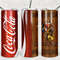 Captain Morgan And Coke Tumbler Wrap Design - PNG Sublimation Printing Design - 20oz Tumbler Designs.