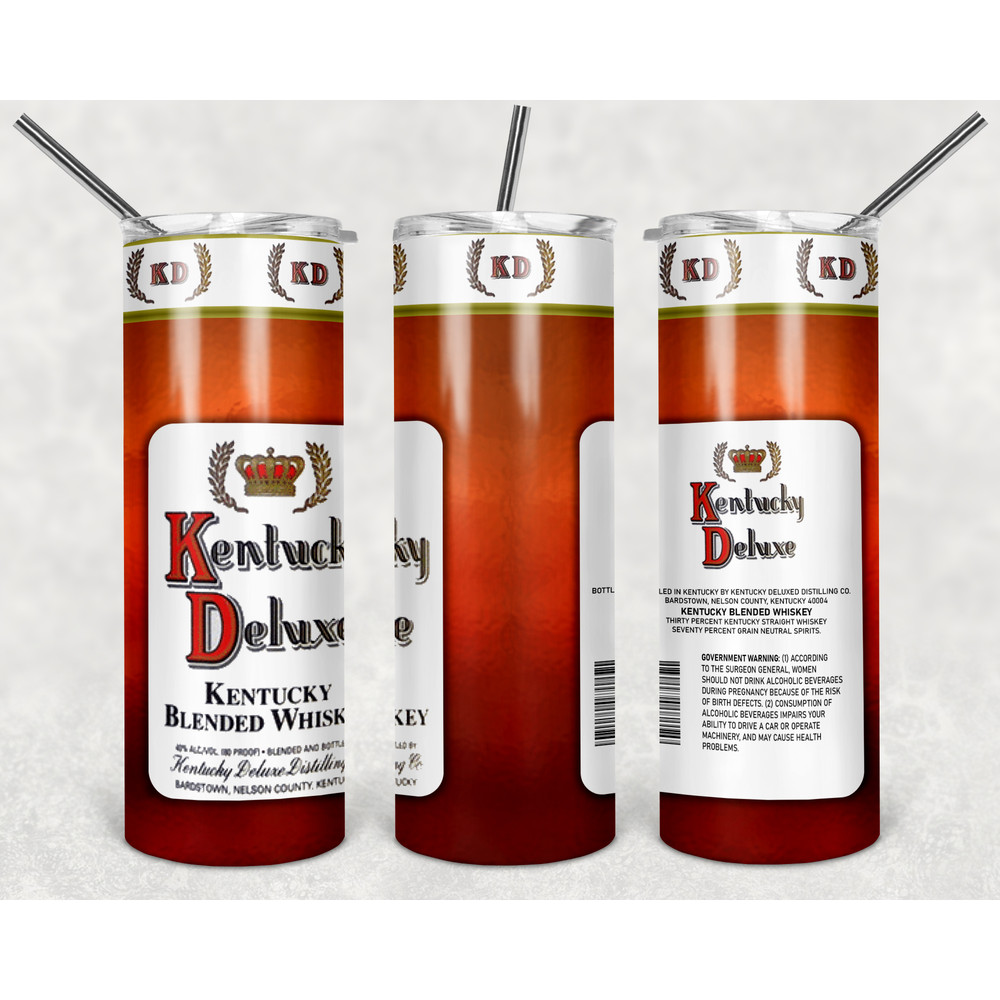 Kentucky Deluxe Tumbler Wrap Design - PNG Sublimation Printing Design - 20oz Tumbler Designs.