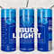 Bud Light Tumbler Wrap Design - JPEG & PNG - Sublimation Printing - Alcohol Label - 20oz Tumbler