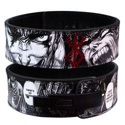 hand made powerlifting lever belt nubuck leather 4" wide heavy duty 10mm thick i adjustable lever belt | squats | deadli