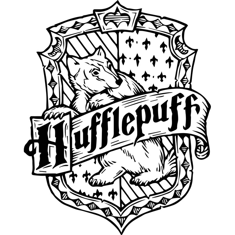 Hufflepuff SVG Harry Potter Logo Harry Potter Clipart Harry Potter Magic SVG Instant Download 0