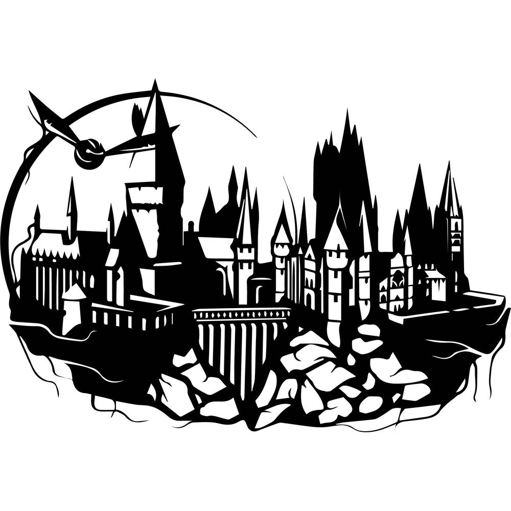 Hogwarts SVG Harry Potter SVG Harry Potter Clipart Harry Potter Magic SVG Instant Download 0