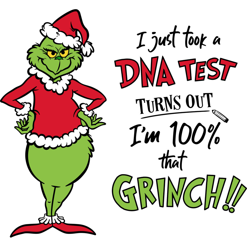 DNA Test Grinch Svg Grinch Christmas Svg Grinch Face Svg Santa Grinch Svg The Grinch Svg Cartoon Sv 0