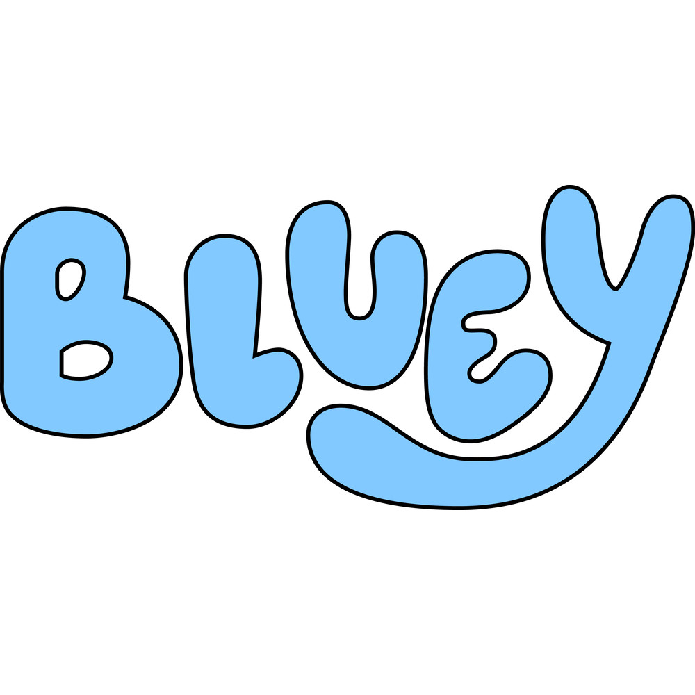 BLUEY Logo Svg Bluey Svg Cartoon Svg Dog Clipart Bluey Heeler Svg Bluey Birthday Svg Digital Downlo 0
