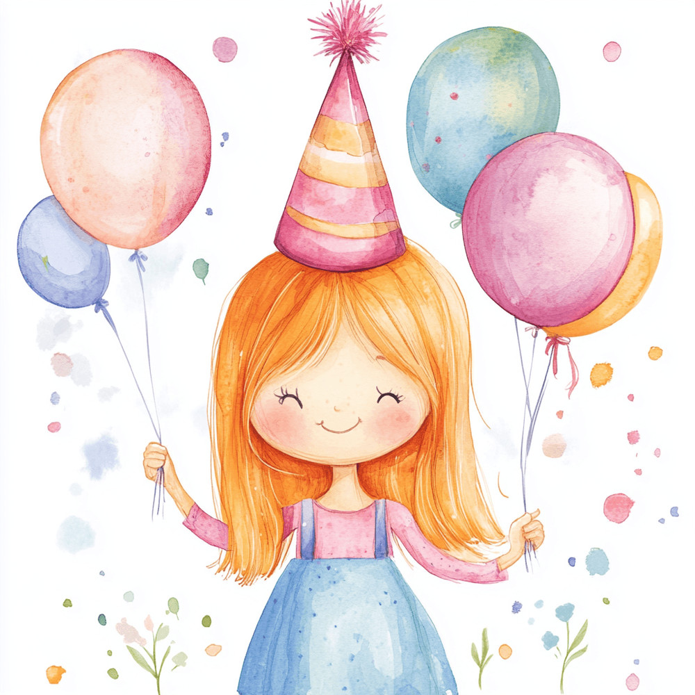 100 Birthday Watercolor Celebrate Clipart Png Water Paint Clipart Cute Clipart 4