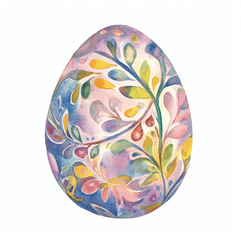 100 Easter Egg Watercolor Clipart Png Water Paint Clipart Cute Clipart 3d Render 4