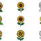 Sunflower SVG PNG Bundle 1