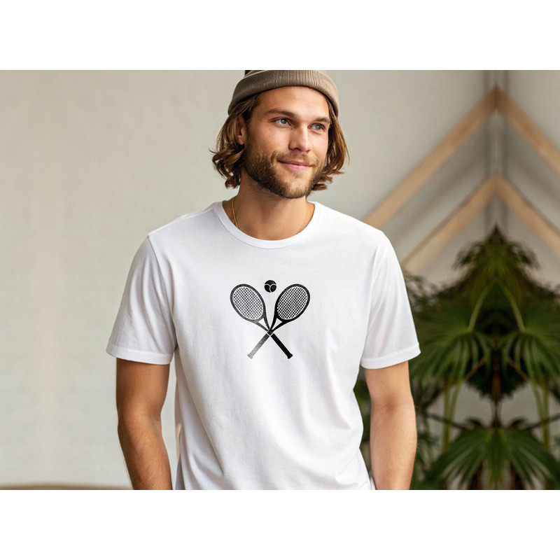 Tennis Rackets And A Ball Svg Bundle 1