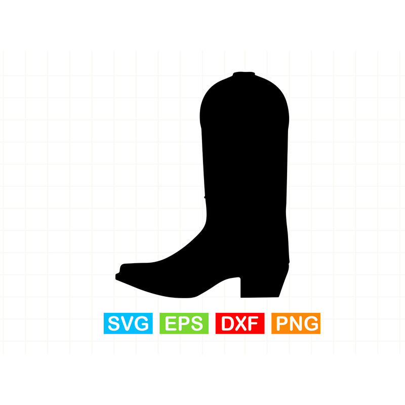 Cowboy Boot SVG 0