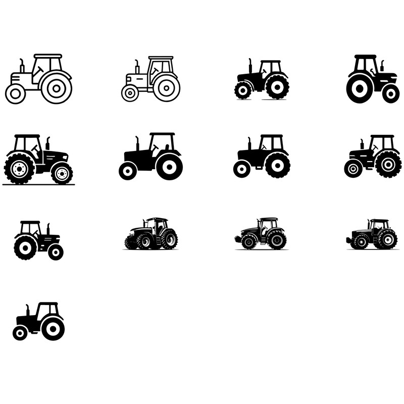 Tractor SVG Bundle 1