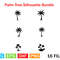Palm Tree Silhouette Bundle 0