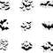 Bats And Stars Halloween SVG  Spooky Night Sky Cut Files  Halloween Clipart For Cricut  Silhouette 2