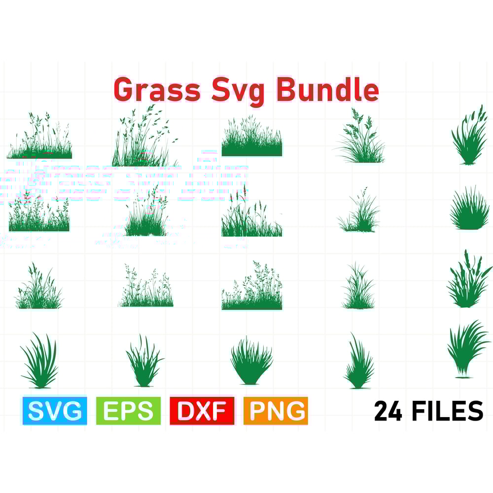 Grass Svg Bundle 0