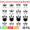 Cute Unicorn Faces Svg Bundle 0
