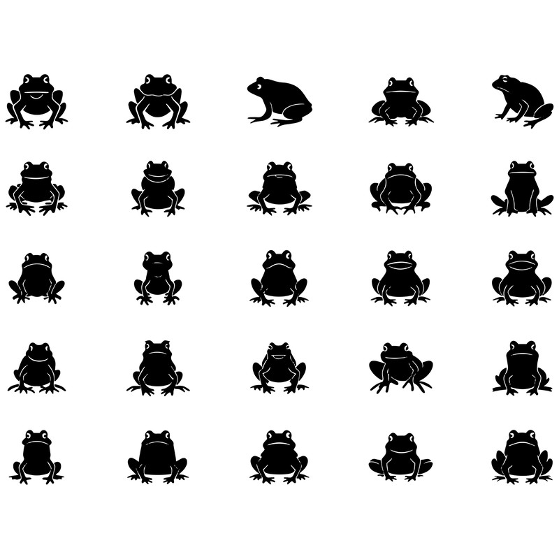Frog Svg Bundle 1