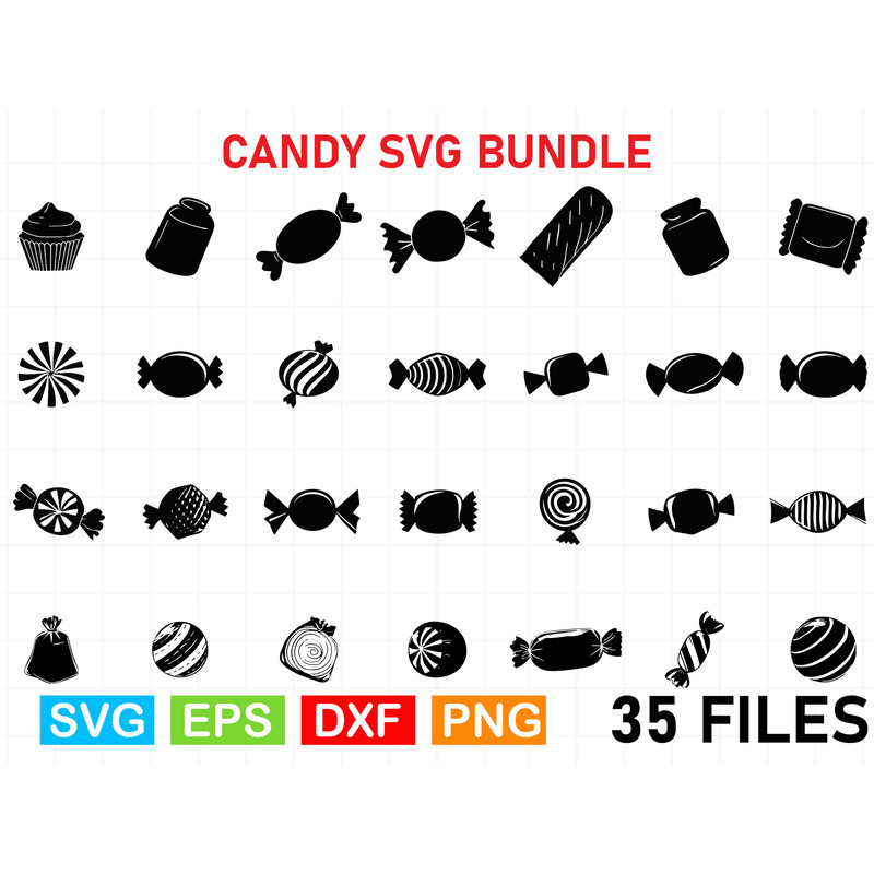 Candy SVG Bundle 3