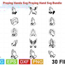 praying hands svg praying hand svg bundle