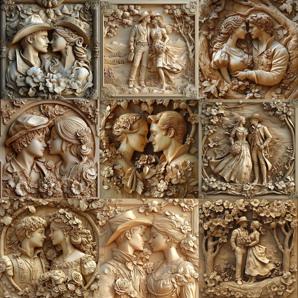 3d Couples Laser Engrave File Png Engrave File Laser Engraving Instant Download 0