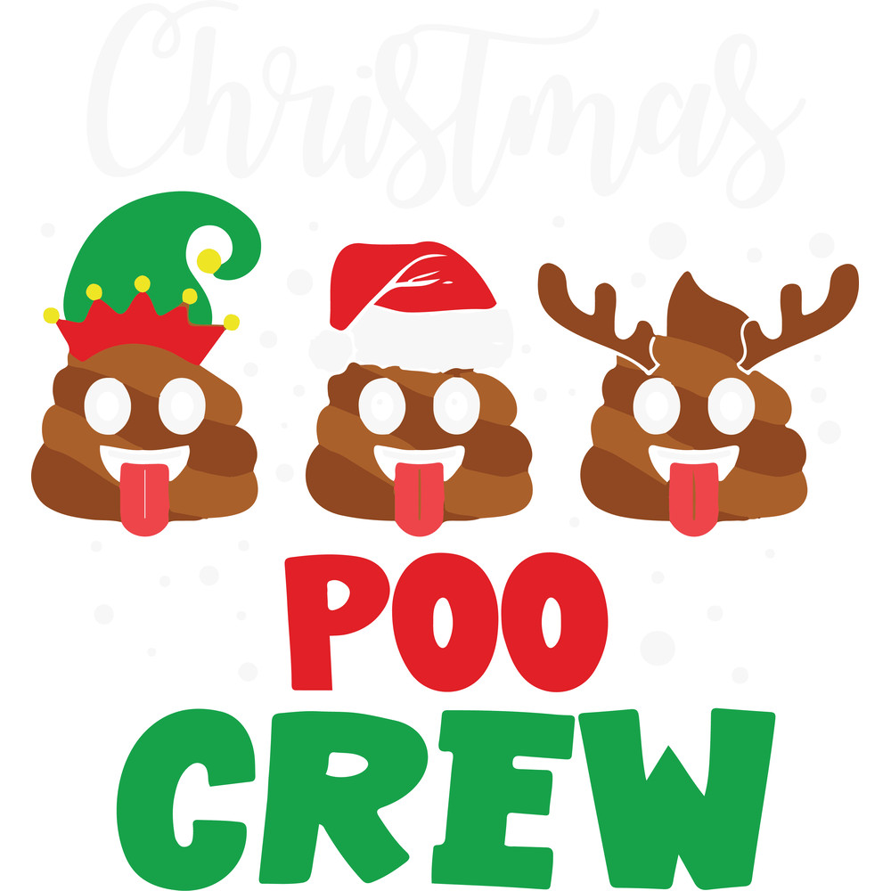 Christmas Poo Crew Svg Christmas Poop Emoji Svg Poop Rudolph Svg Christmas Svg Christmas Logo Digit 0