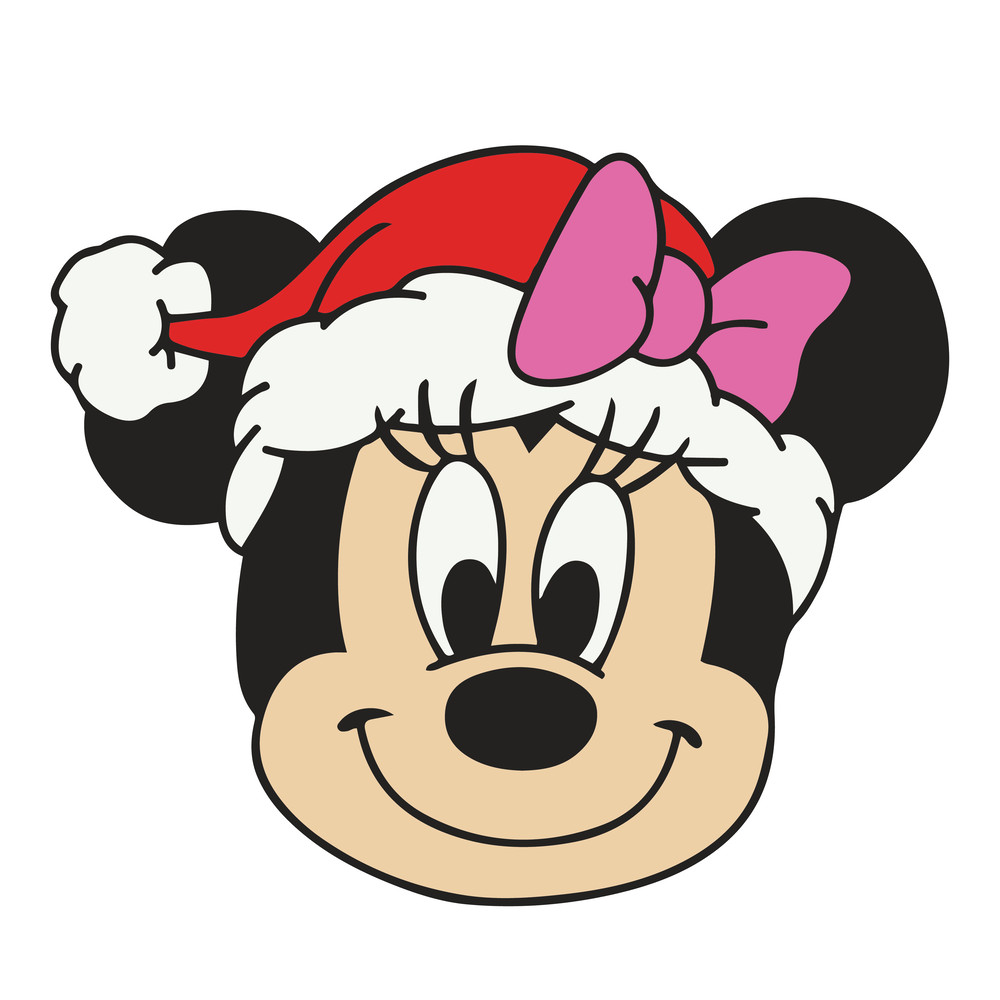 Mickey And Friends Santa Hat Bundle Cutting File Printable SVG File For Cricut Christmas Logo Digit 0