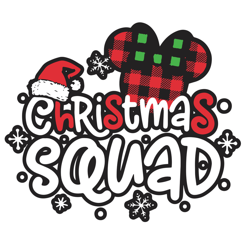 Disney Christmas Squad Svg Mickey Svg Minnie Svg Christmas Svg Disneyworld 0